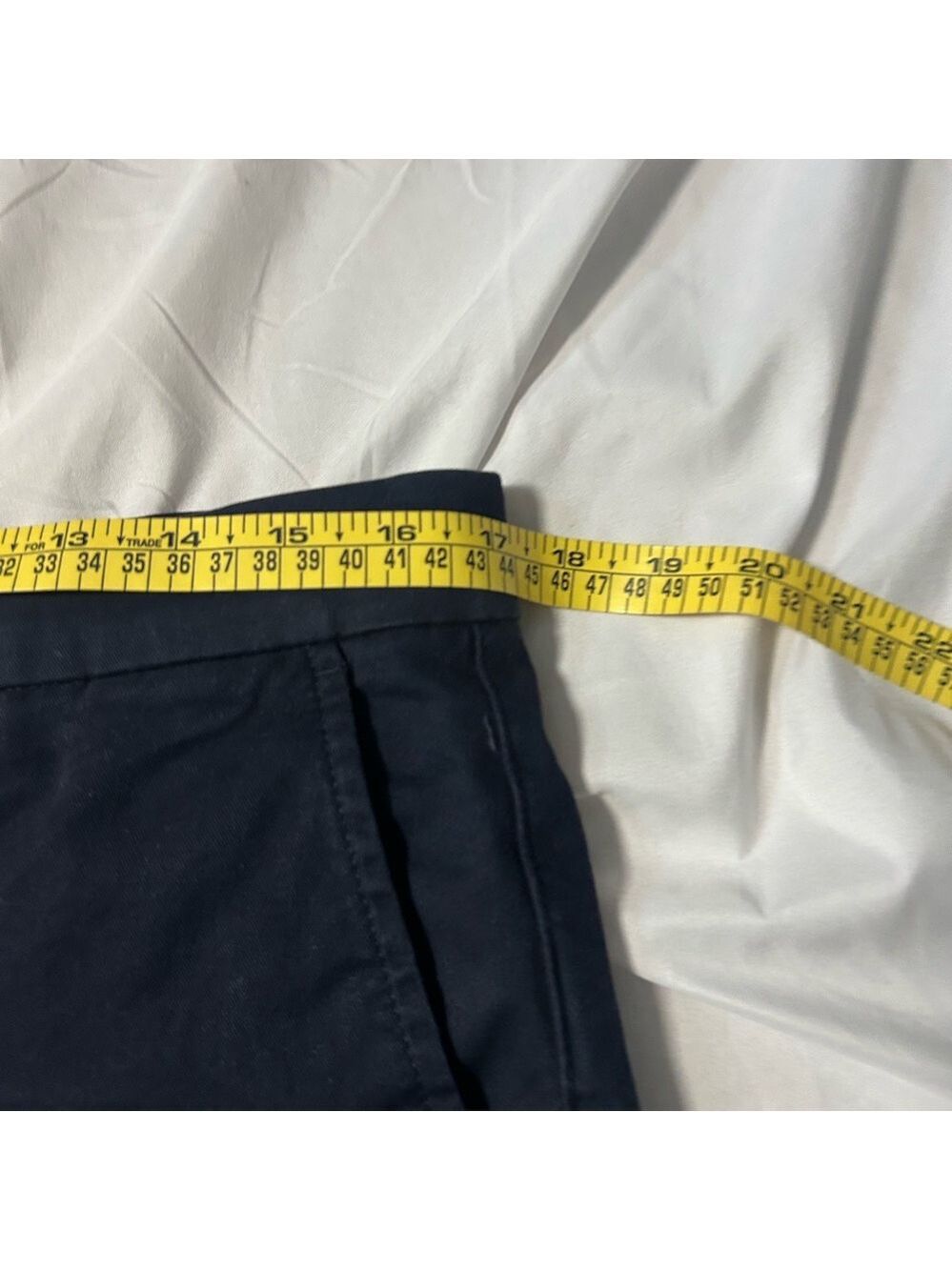 GAP Essential Khaki Skinny Pants Men's 33x32 Navy Casual Stretch Stylish - Picture 7 of 10